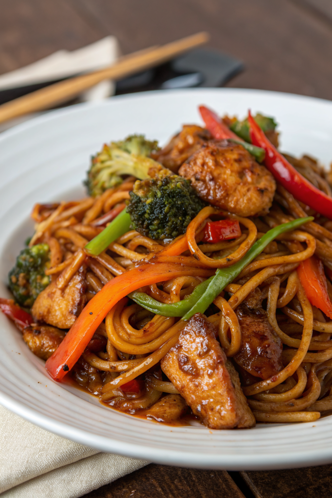 Chicken Teriyaki Noodles Recipe