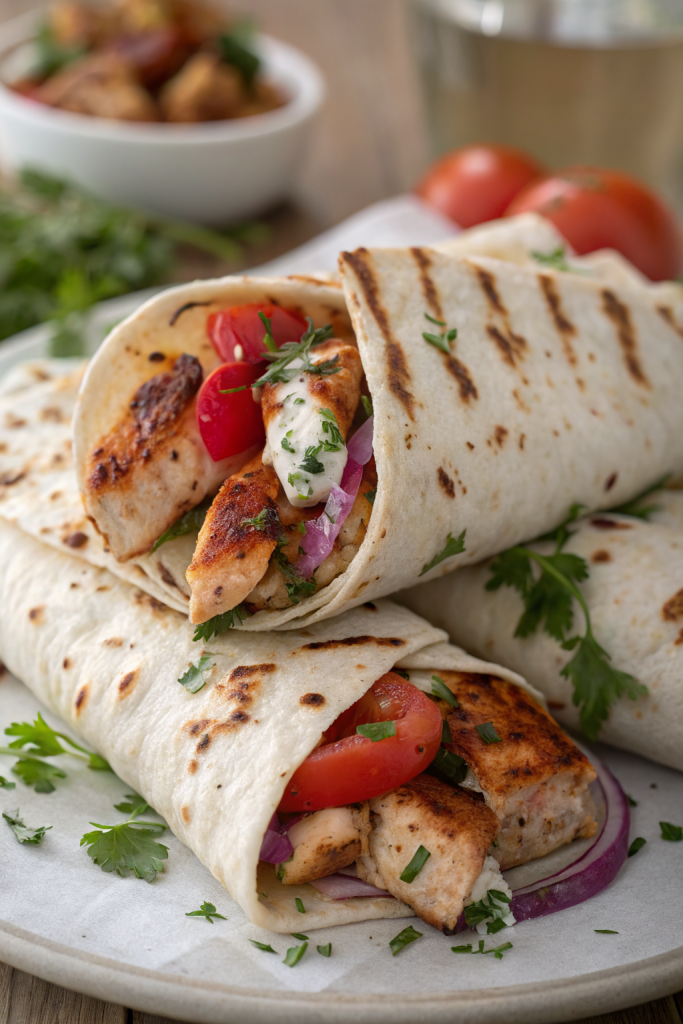 Chipotle Ranch Grilled Chicken Burrito Recipe