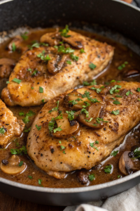 Cider Braised Chicken With Caramelized Onions Recipe