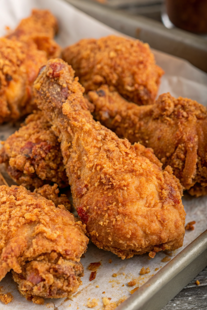 Crispy Spicy Buttermilk Fried Chicken Recipe