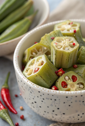 Crunchy Pickled Okra Recipe
