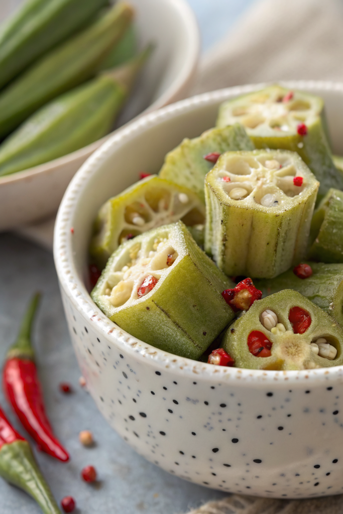 Crunchy Pickled Okra Recipe