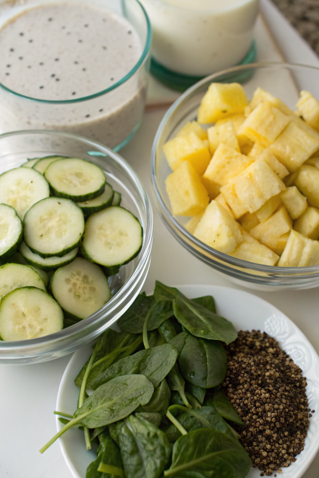 Cucumber Pineapple Smoothie Recipe