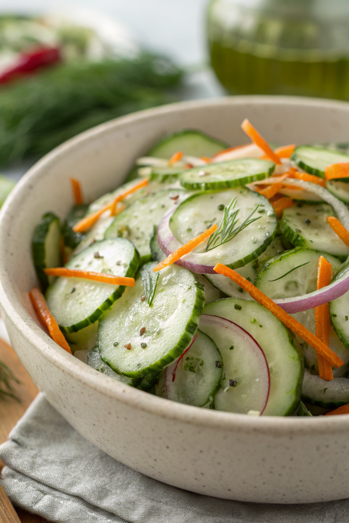 Cucumber Vinegar Salad Recipe