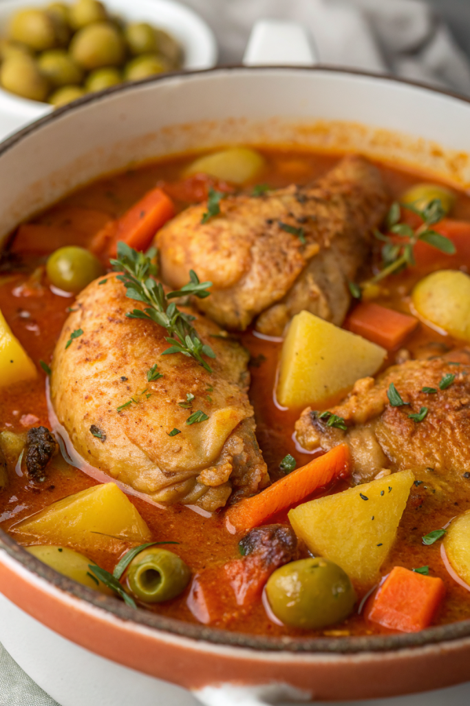 Fricase de Pollo (Cuban Chicken Fricassee) Recipe