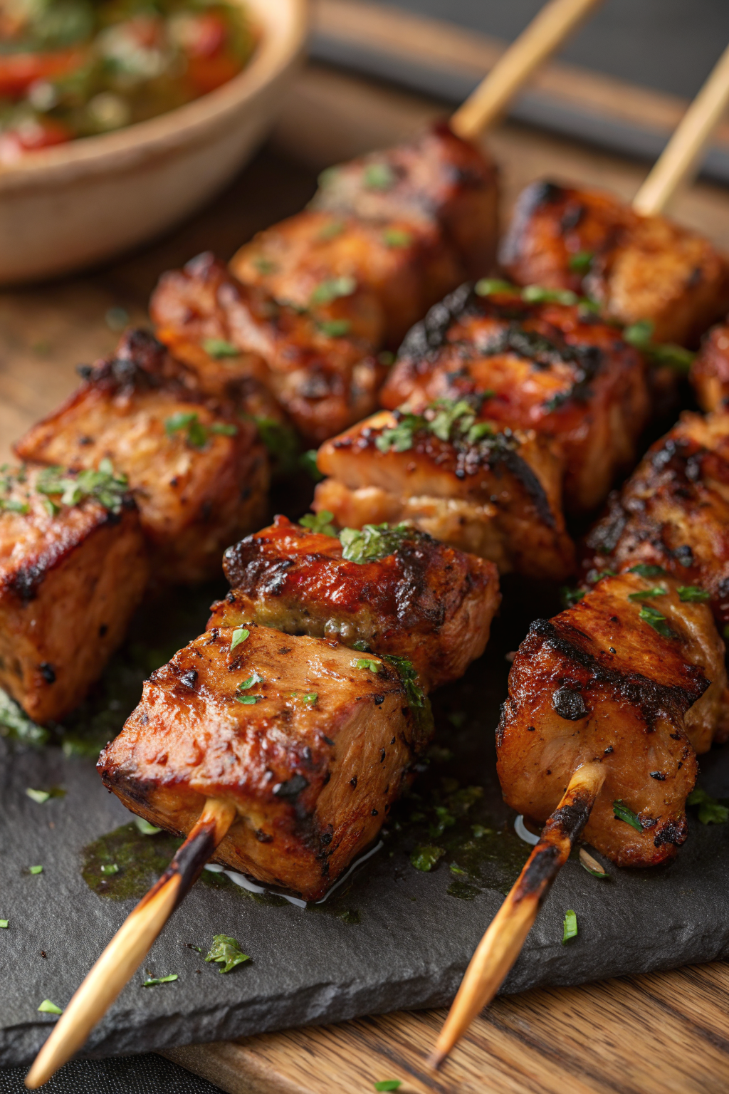 Grilled Thai Coconut Chicken Skewers Recipe