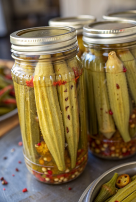 How to Pickle Okra
