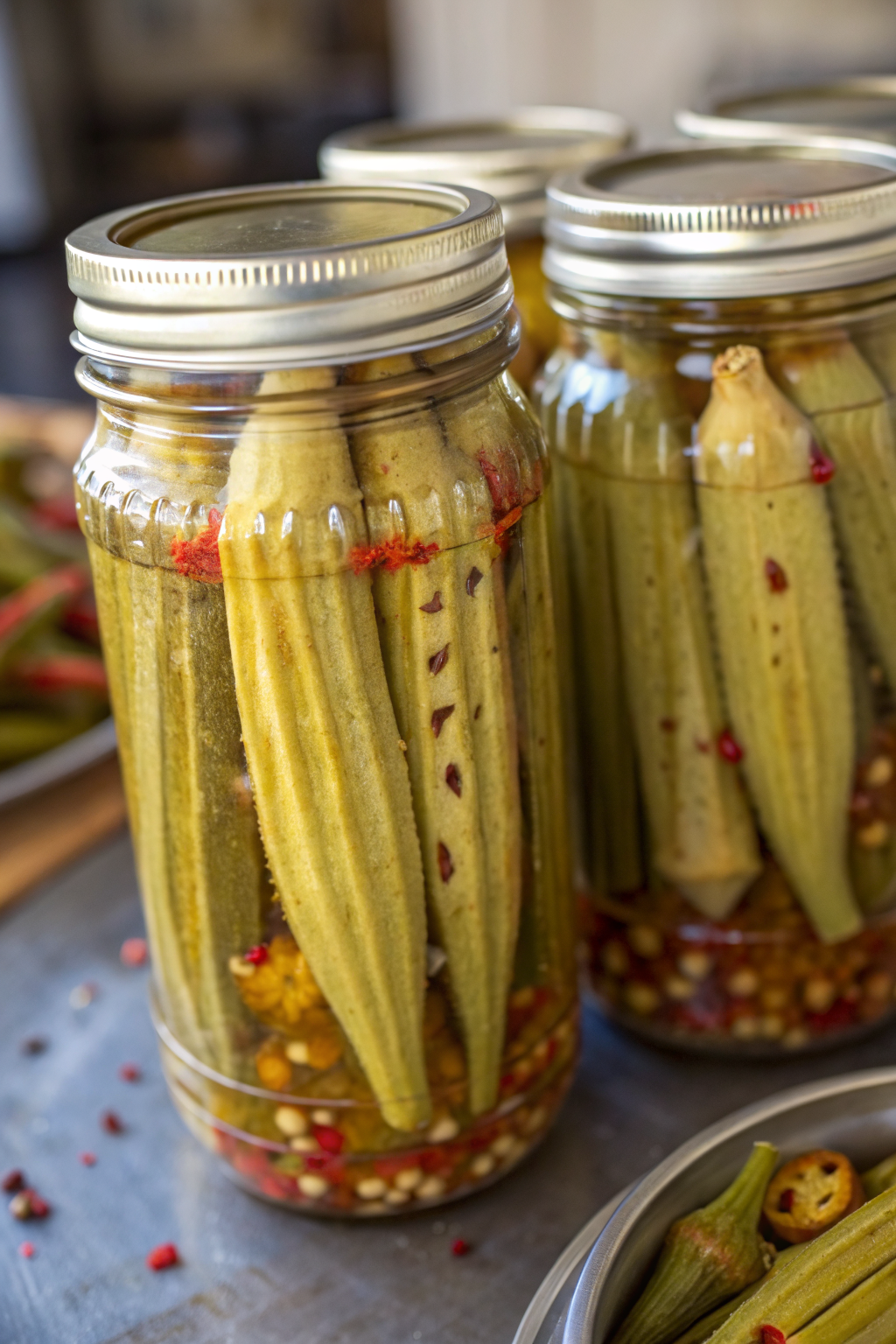 How to Pickle Okra