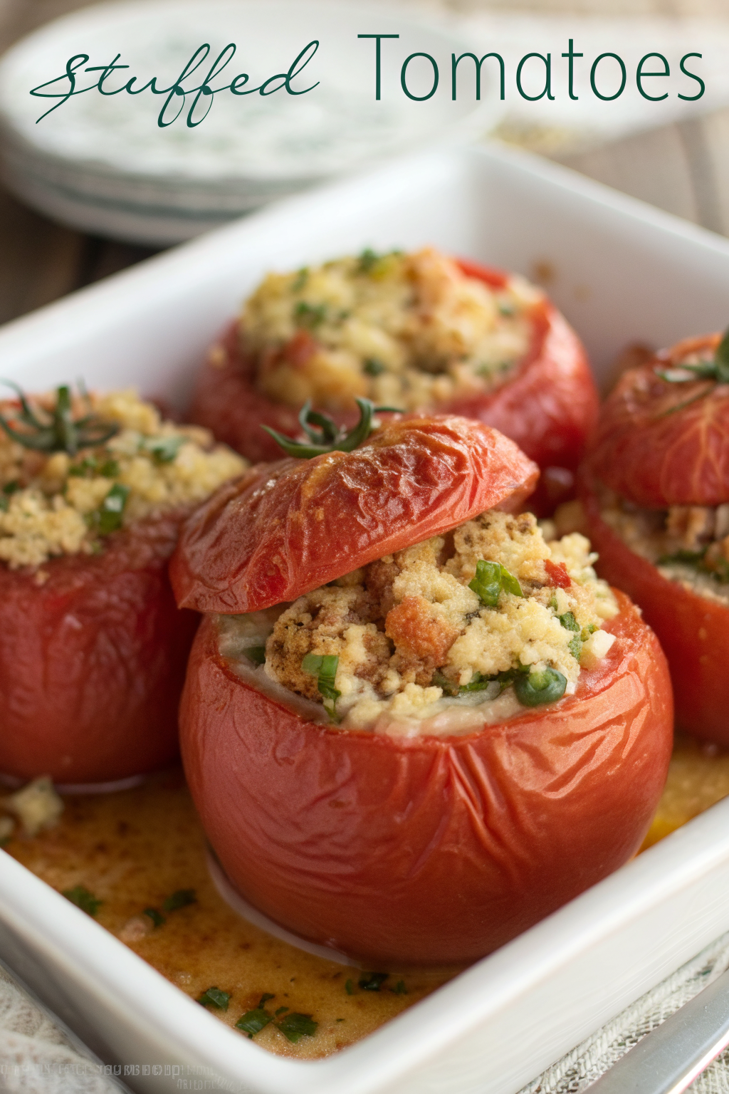 Mediterranean Stuffed Tomatoes Recipe