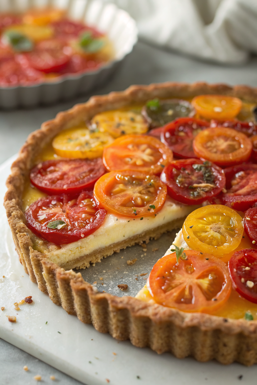 Rustic Heirloom Tomato Pizza Recipe