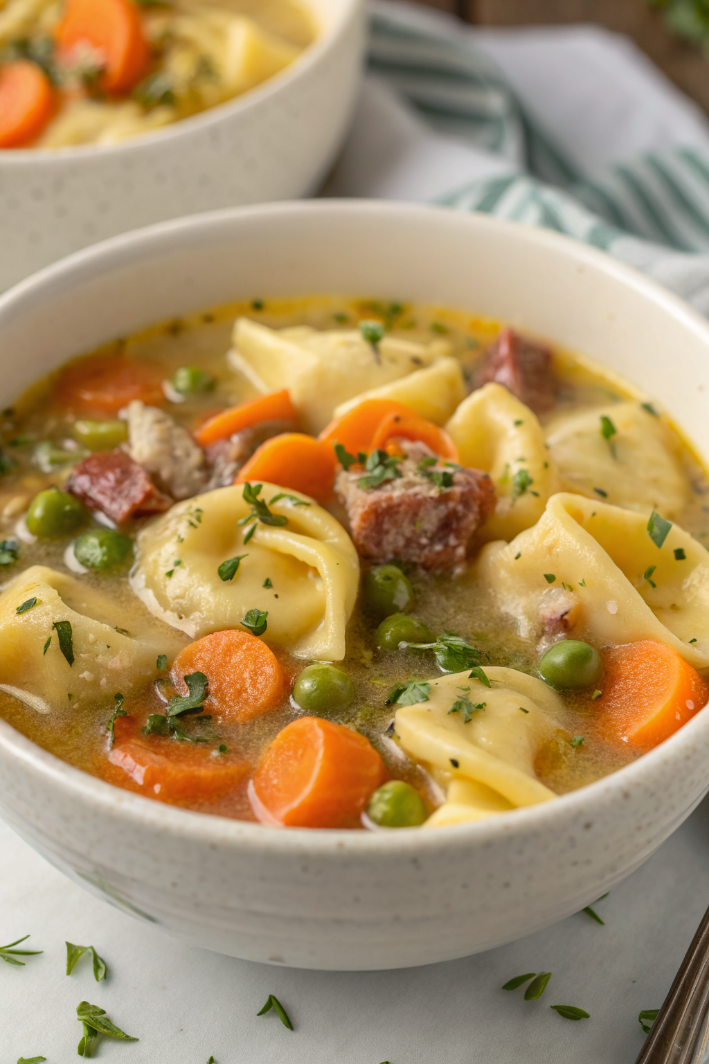 Sausage Tortellini Soup with Spinach Recipe