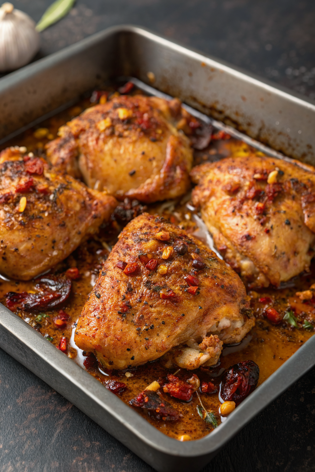 Spicy Mediterranean Chicken Thighs Recipe