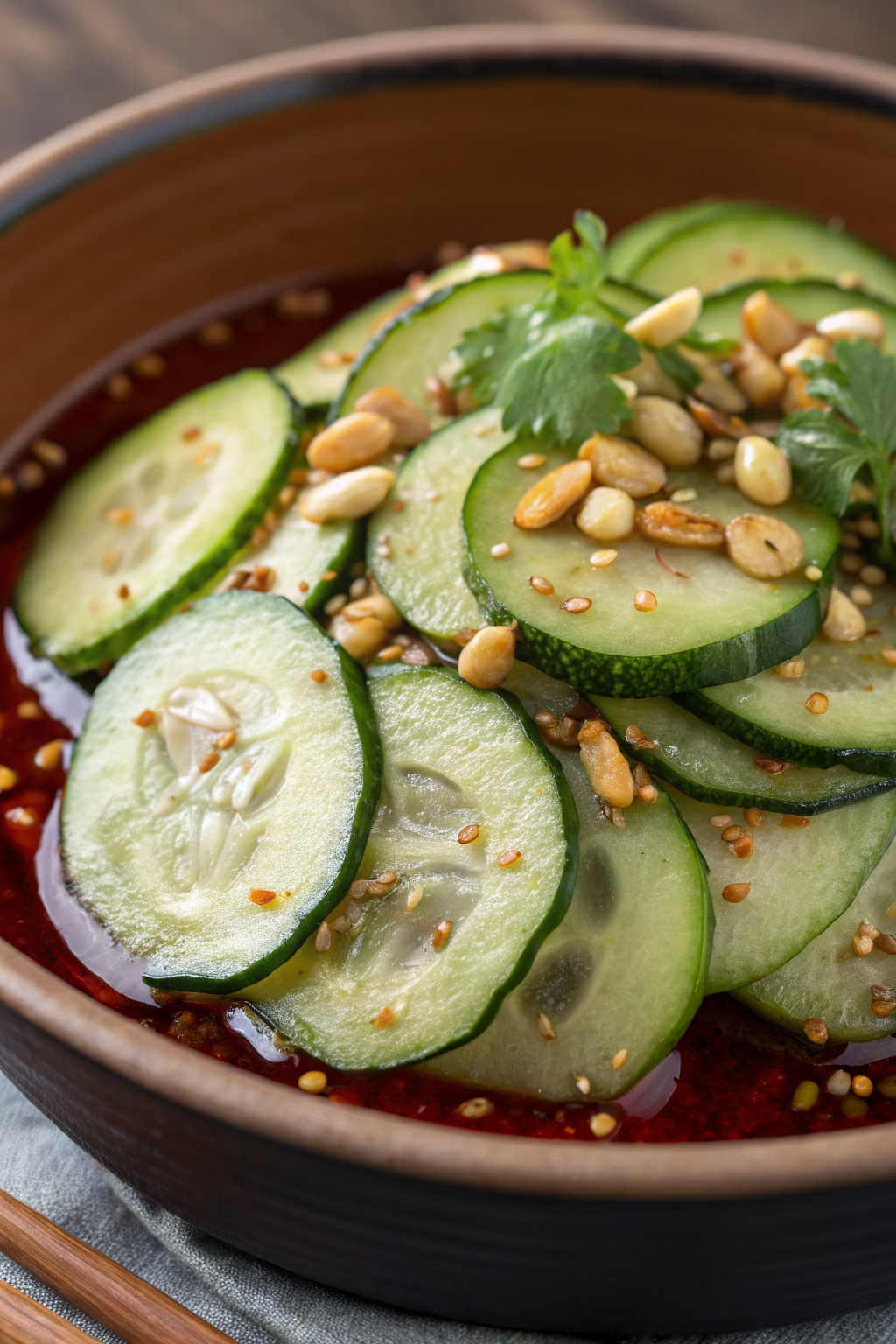 Spicy Peanut Cucumber Salad Recipe