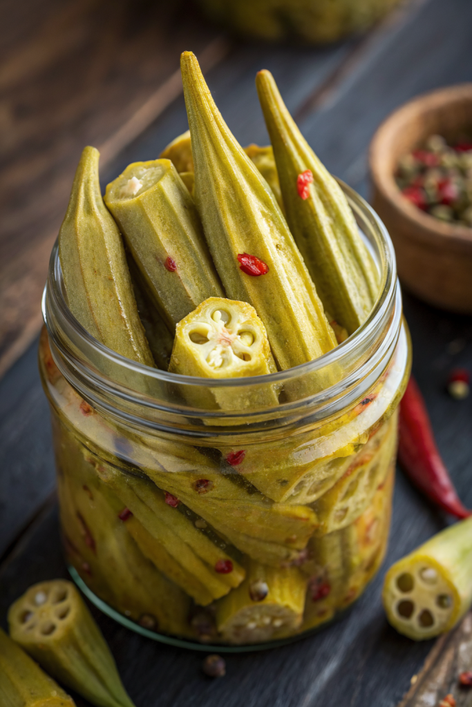 Spicy Pickled Okra Recipe
