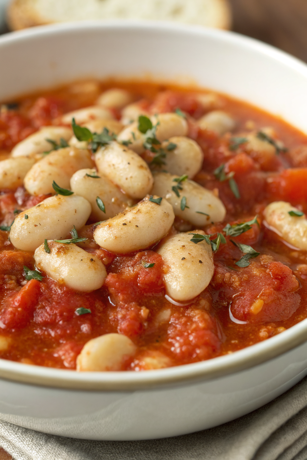 Tomato Basil Butter Beans Recipe