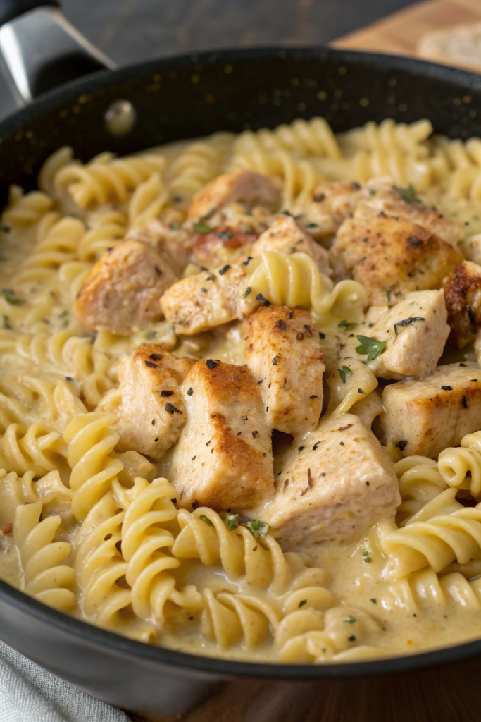 White Cheddar Chicken Pasta Recipe