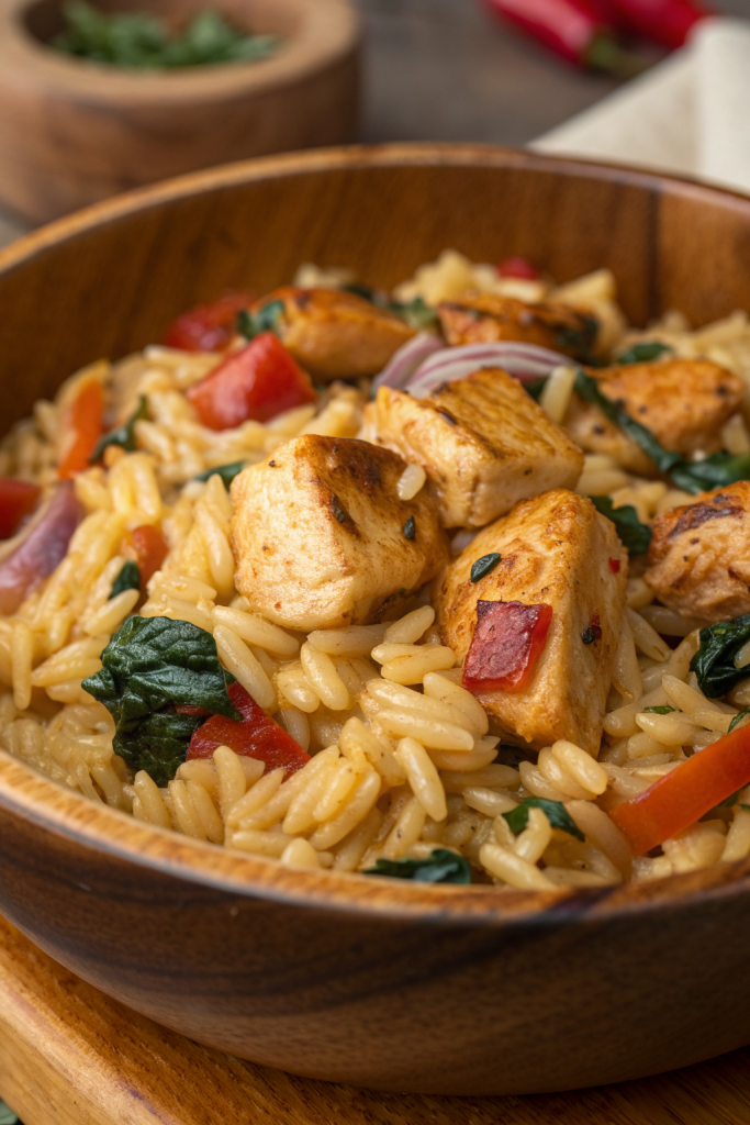 Cajun Chicken Orzo Recipe