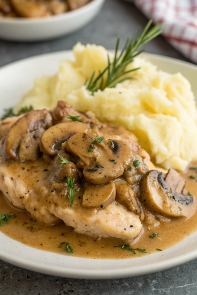 Chicken in Mushroom sauce Recipe