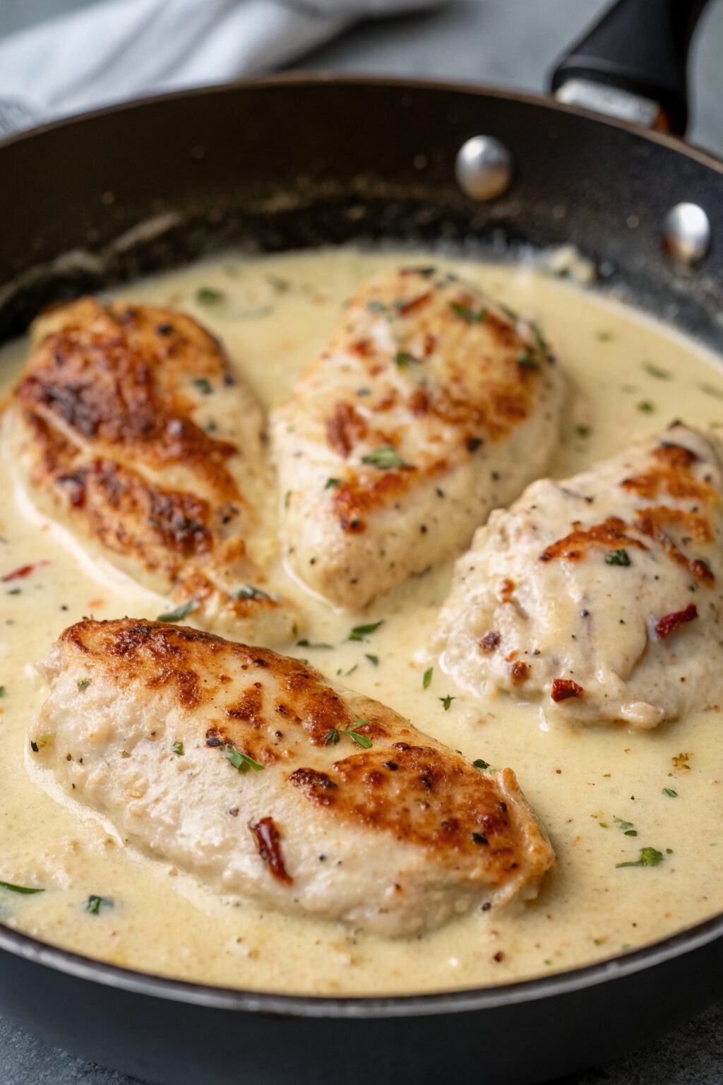 Creamy Garlic Parmesan Chicken Recipe