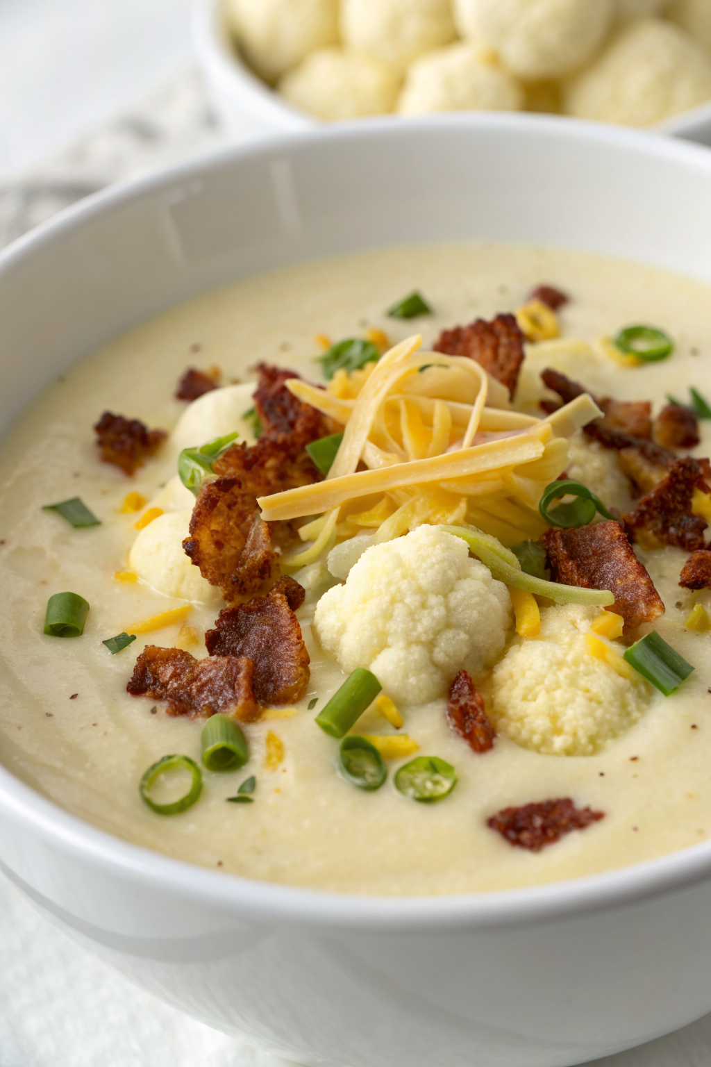 Creamy Roasted Cauliflower Soup Recipe