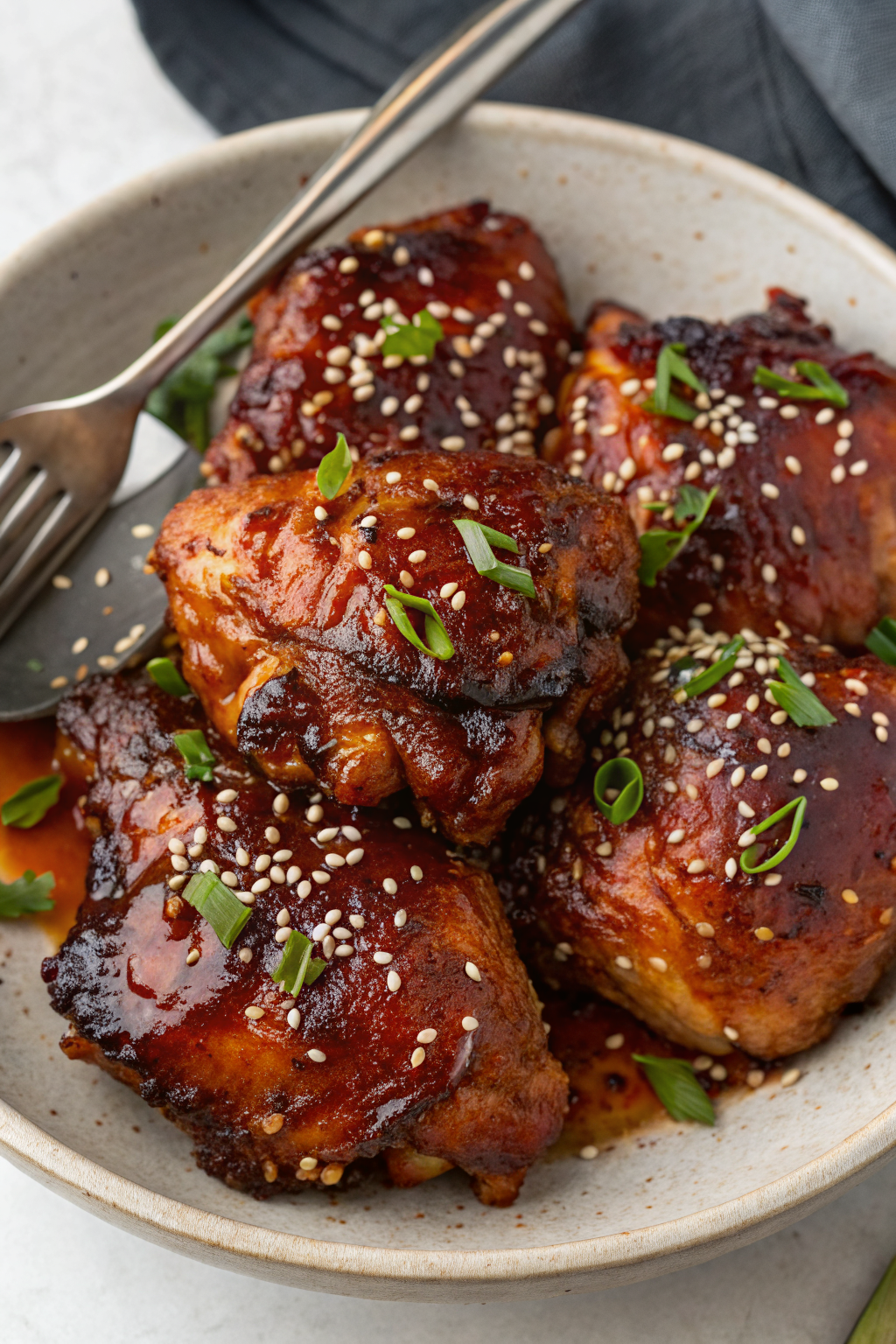 Crispy Hoisin Chicken Thighs Recipe
