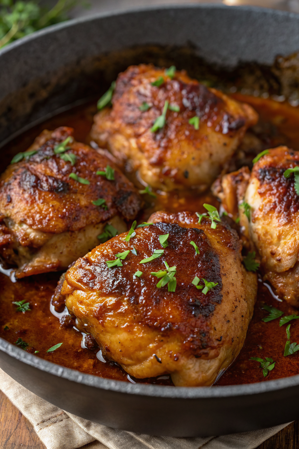 Honey Soy Chicken Thighs Recipe