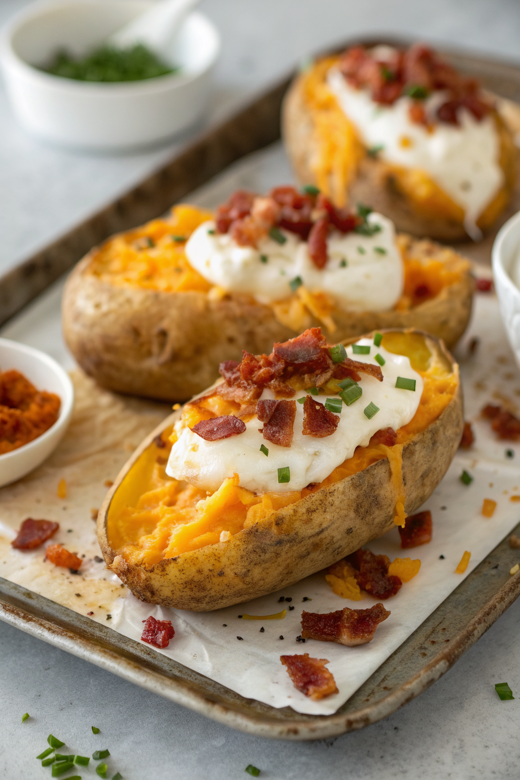 Loaded Smashed Potatoes Recipe
