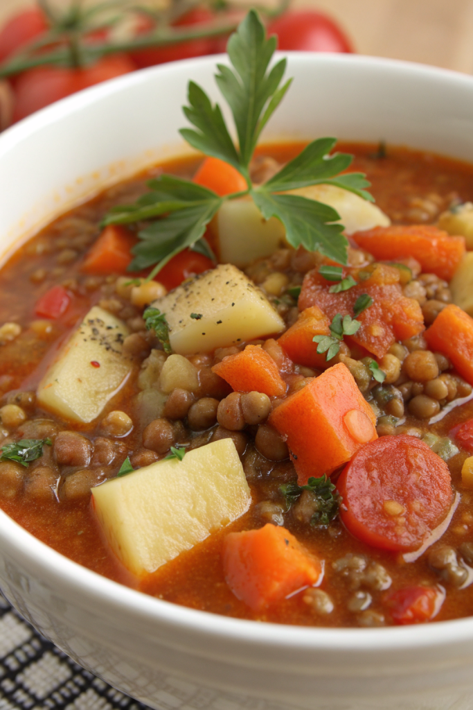 Mediterranean Lentil Soup Recipe