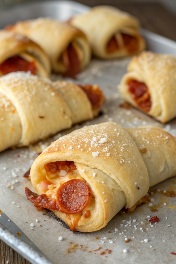 Mozzarella Pepperoni Crescent Rolls Recipe
