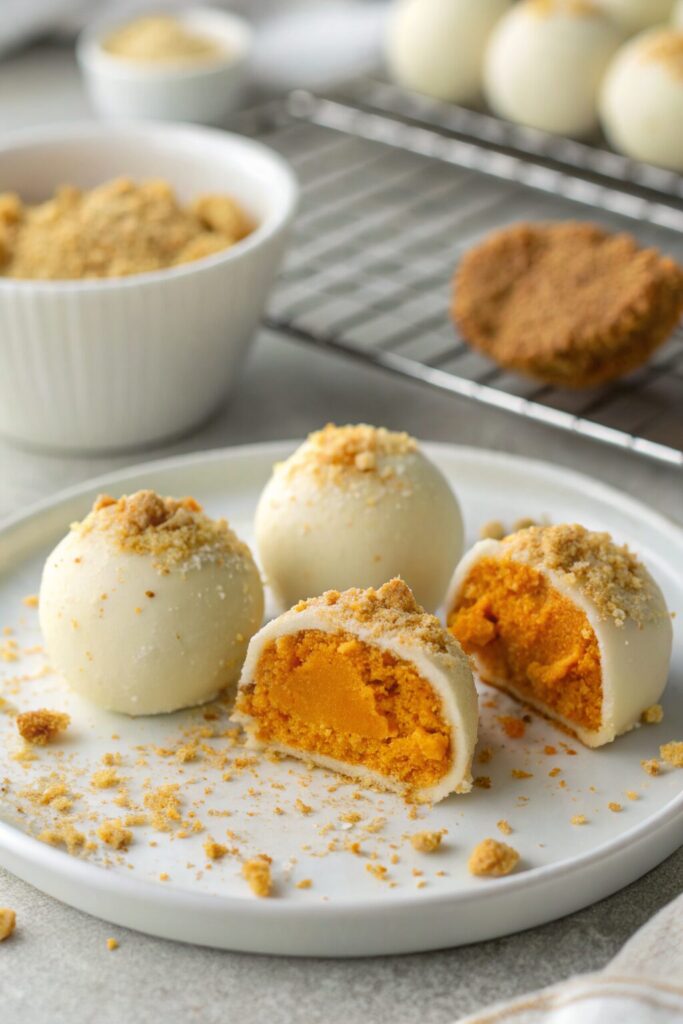 No Bake Pumpkin Cheesecake Balls Recipe
