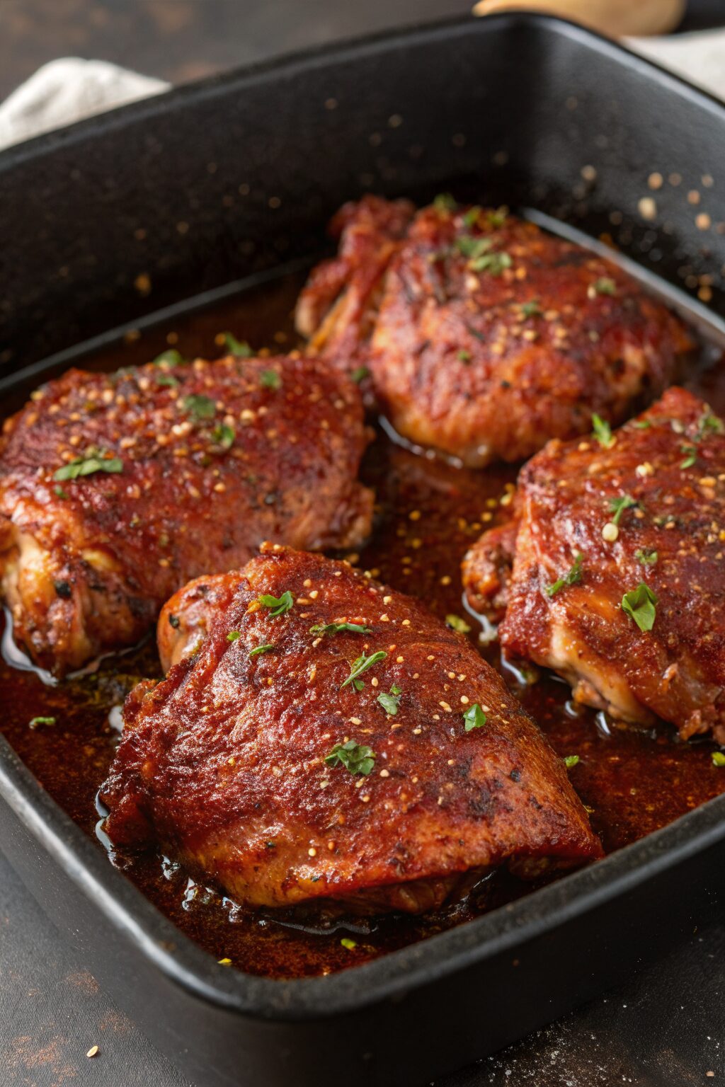 Oven Baked Boneless Skinless Chicken Thighs Recipe