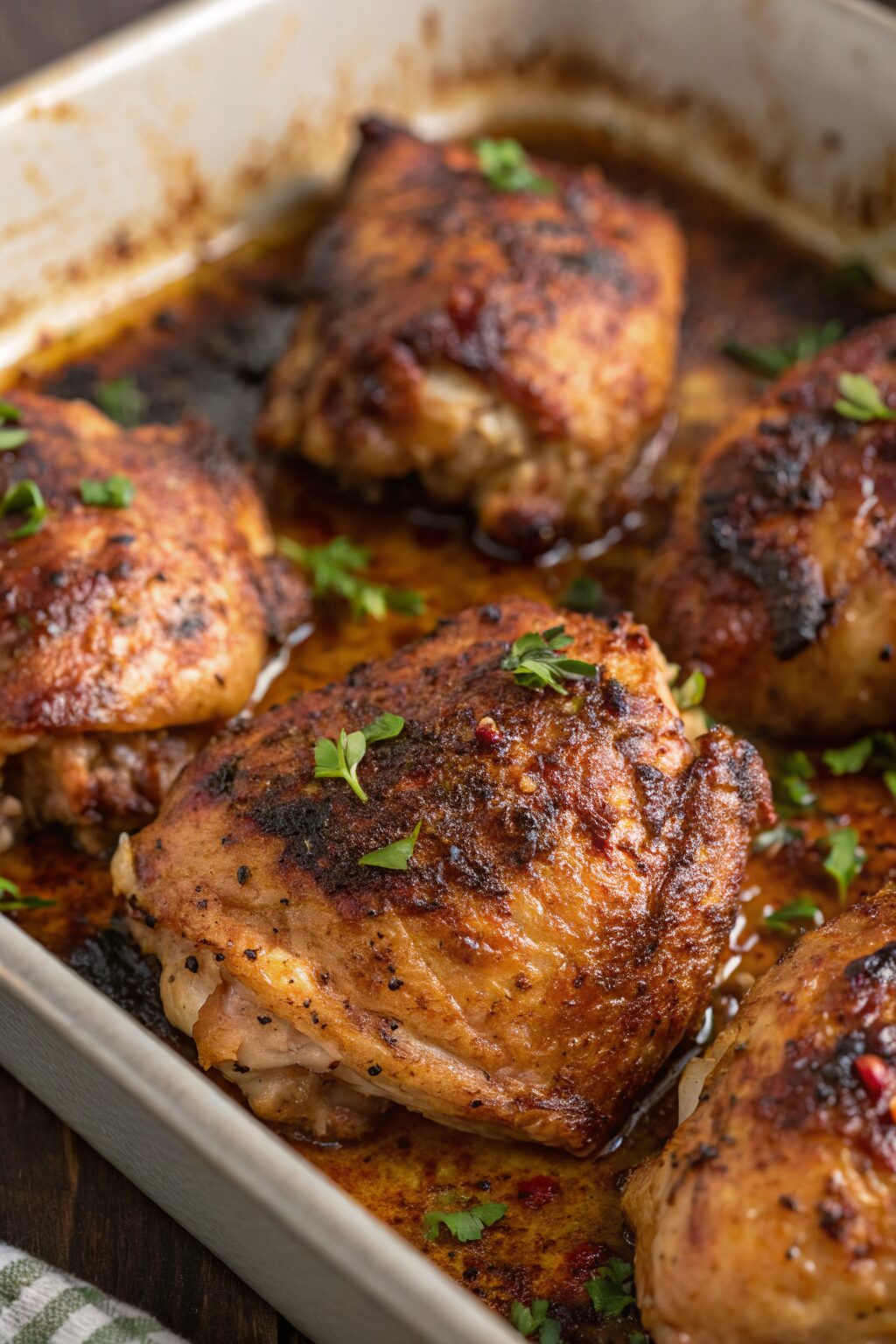 Oven Baked Chicken Thighs Recipe