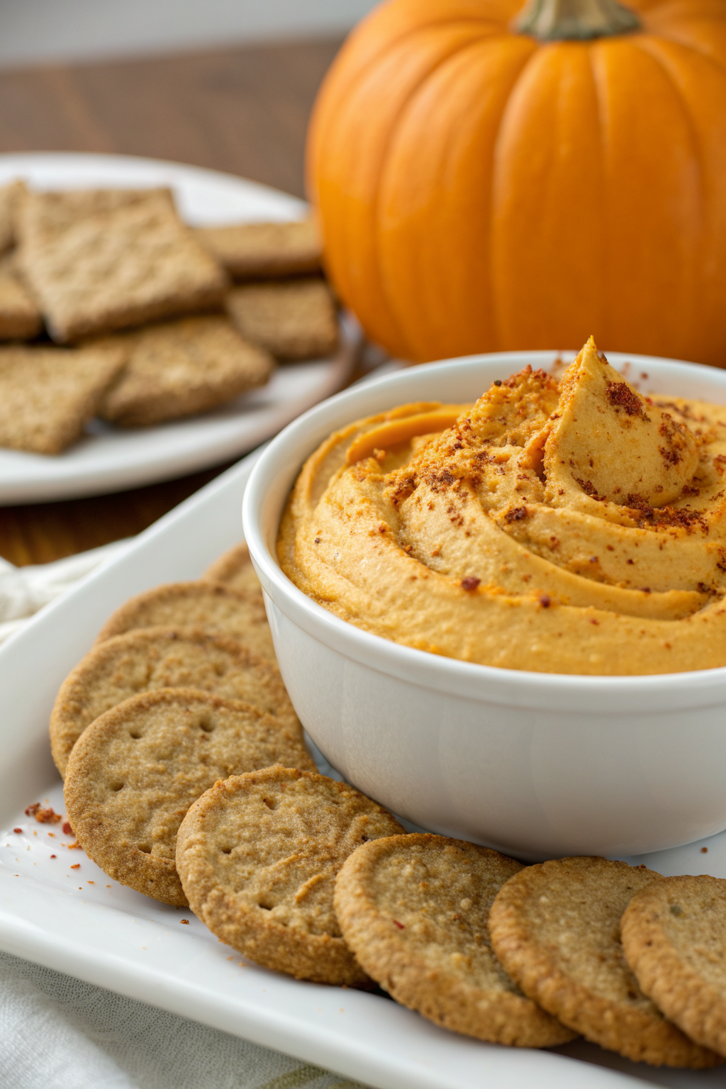 Pumpkin Fluff Dip with Cream Cheese