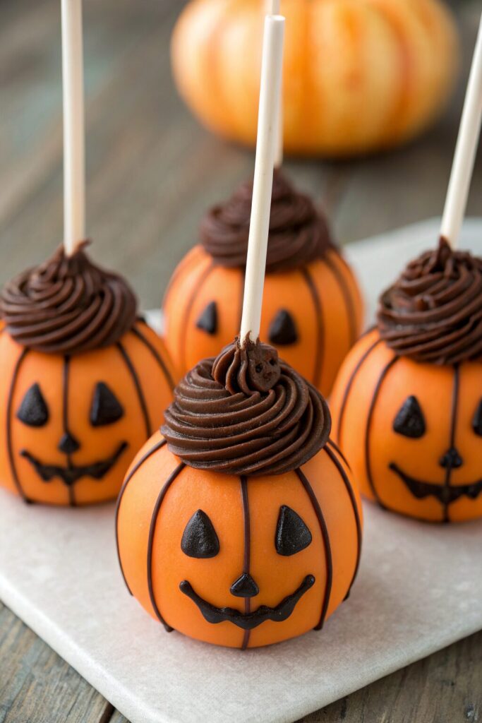 Pumpkin Marshmallow Lollipops Recipe
