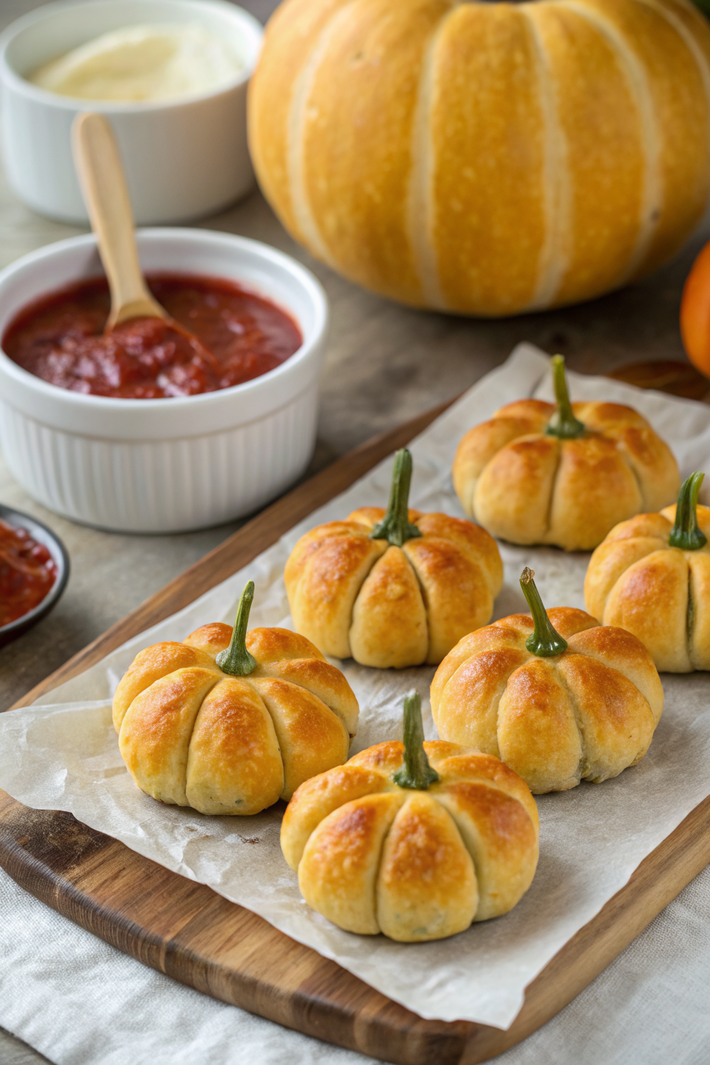 Pumpkin Pizza Bombs Recipe