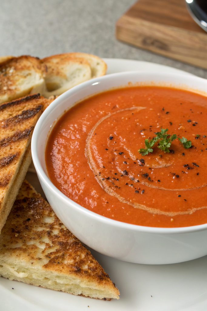 Roasted Tomato Basil Soup Recipe
