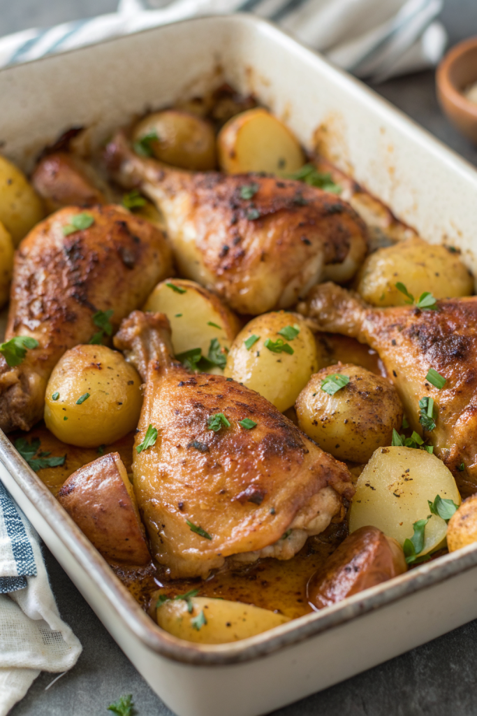 Sheet Pan Chicken Potatoes Recipe