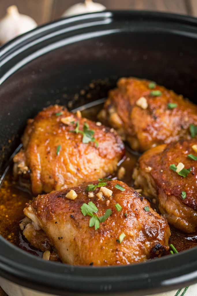 Slow Cooker Brown Sugar Garlic Chicken Recipe