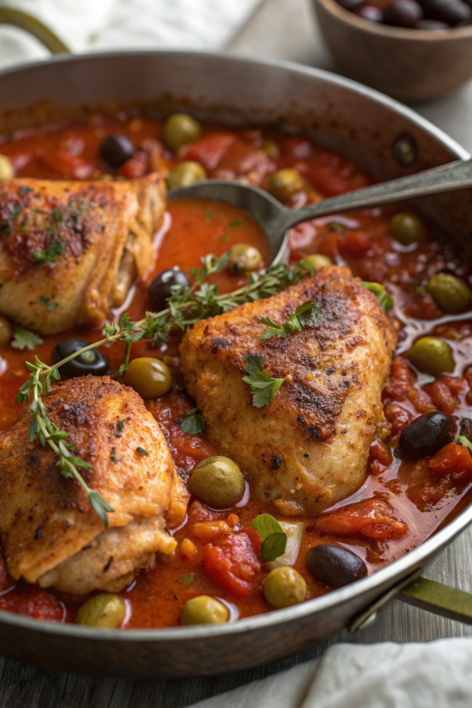 Spanish Chicken In Bravas Sauce Recipe