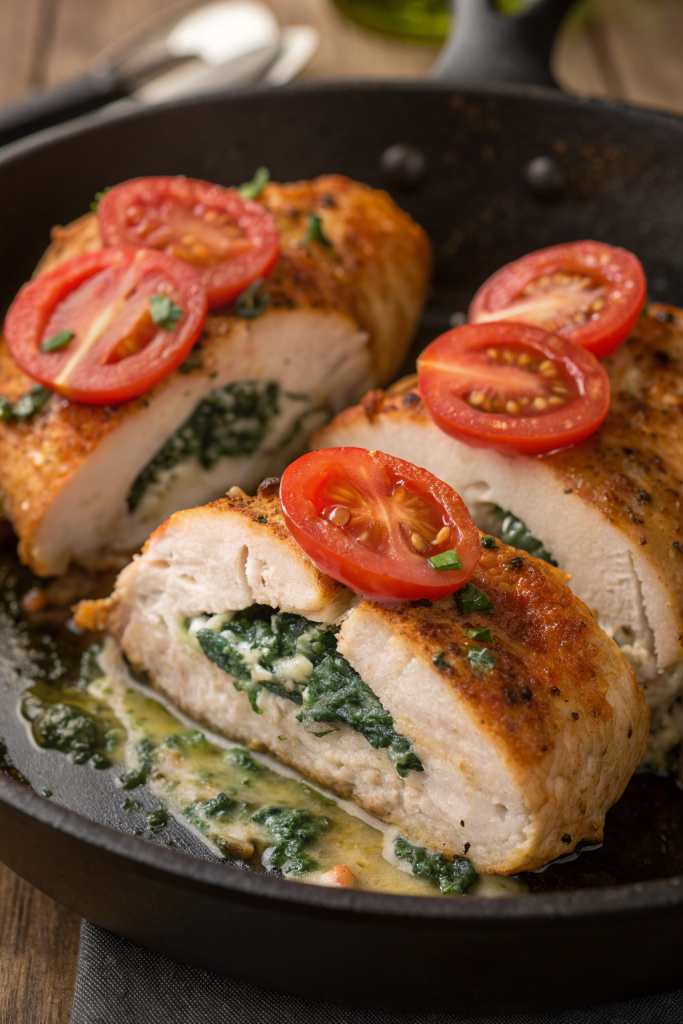 Spinach Stuffed Chicken Breast Recipe