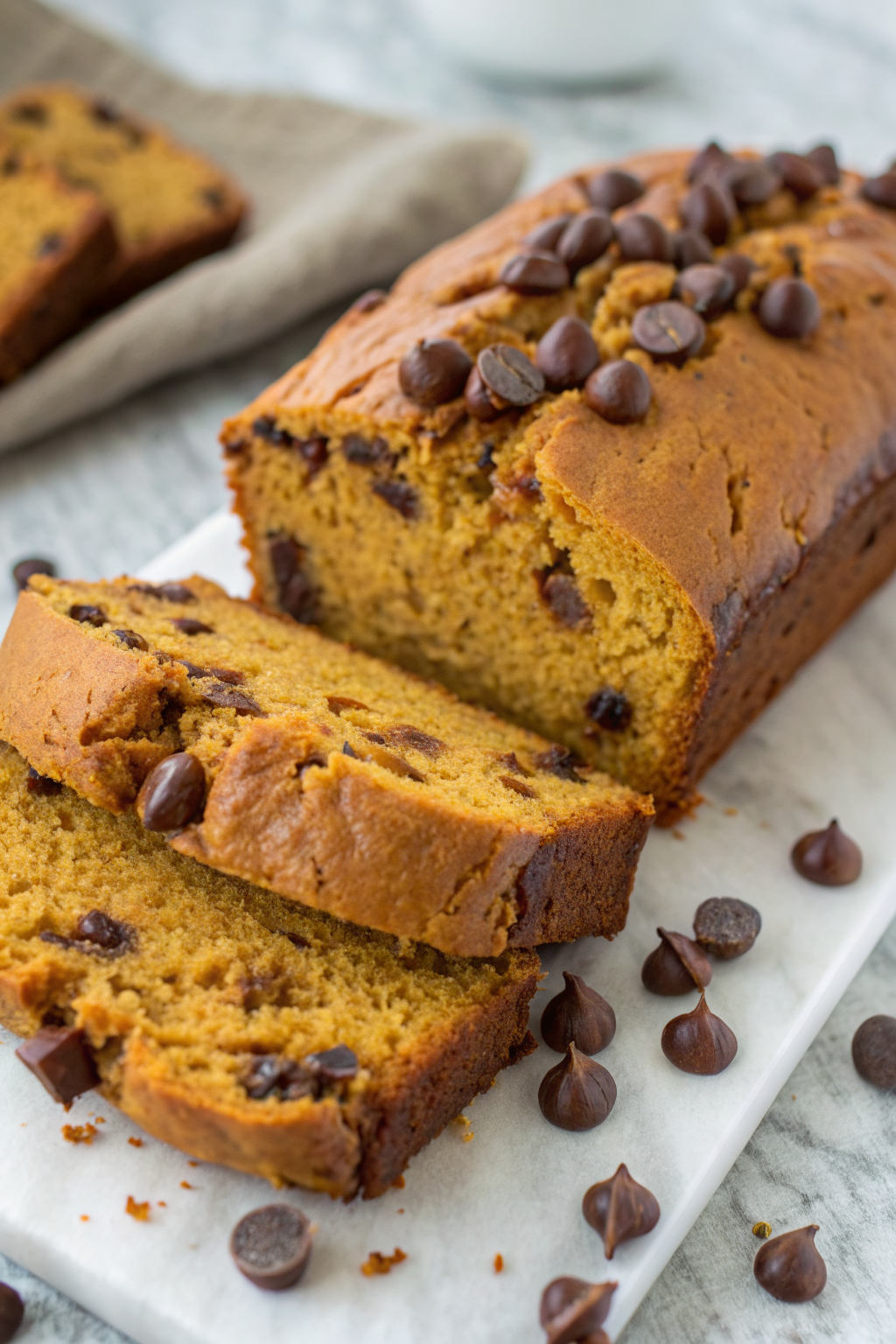 Banana Chocolate Chip Pumpkin Bread Recipe