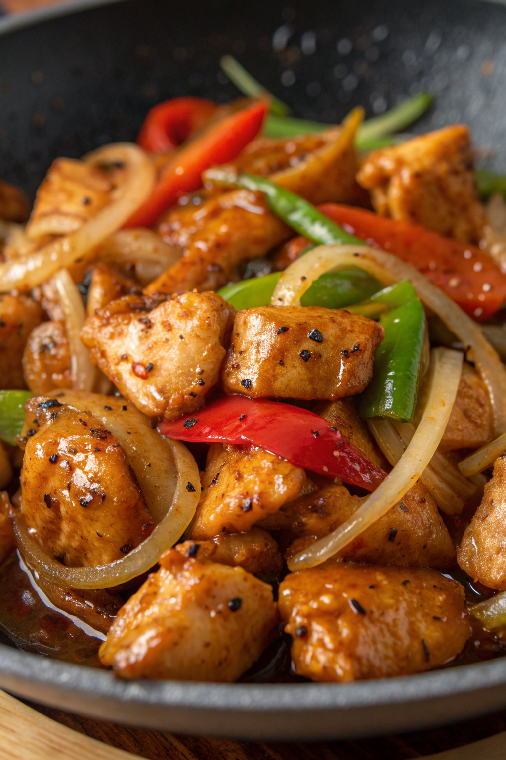 Black Pepper Chicken Stir-Fry Recipe