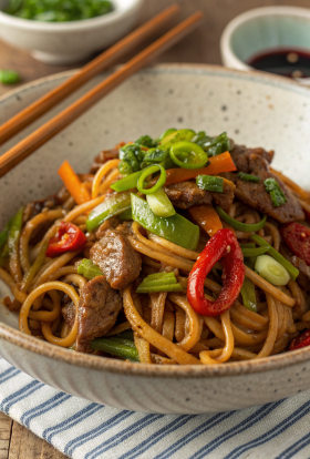 Bulgogi Beef Udon Stir Fry Recipe