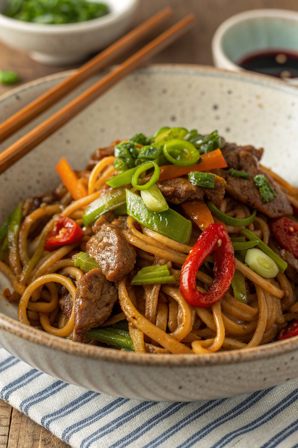 Bulgogi Beef Udon Stir Fry Recipe