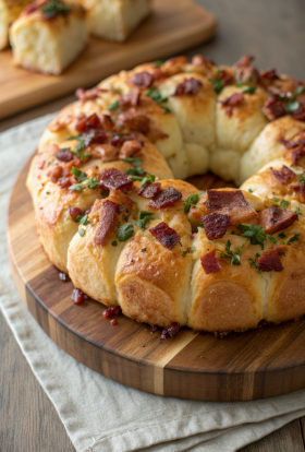 Chicken Alfredo Monkey Bread Recipe