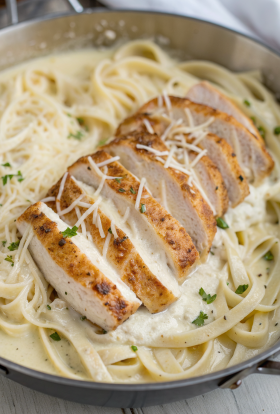 Chicken Fettuccine Alfredo Recipe