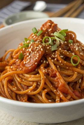Chilli Garlic Udon Recipe