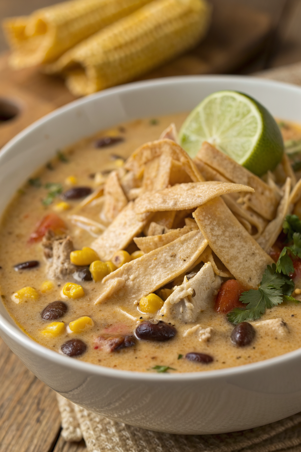 Creamy Crock Pot White Chicken Chili Recipe