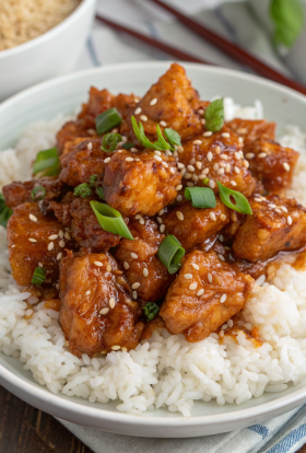 Crispy Chinese Honey Garlic Chicken Recipe