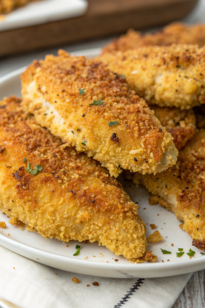 Crispy Homemade Baked Chicken Tenders Recipe